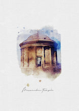Load image into Gallery viewer, Mussenden Temple - Northern Ireland - Digital Watercolour
